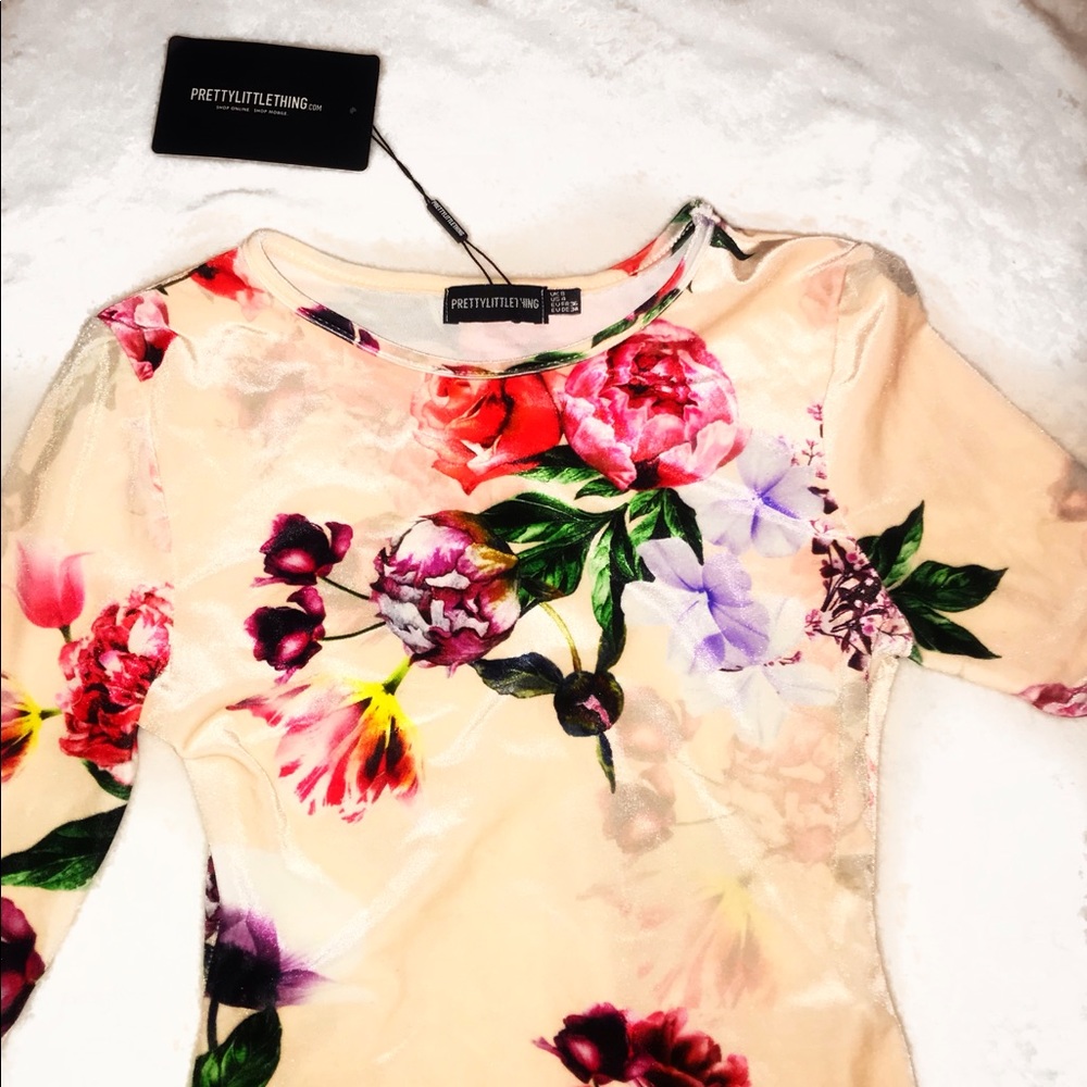 Pretty Little Thing Floral Body Suit